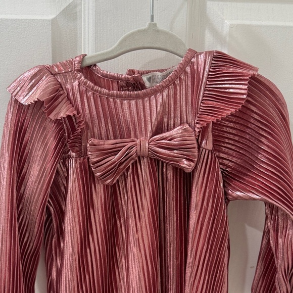 Nannette Shimmering Pink Dress 18M - Picture 3 of 5